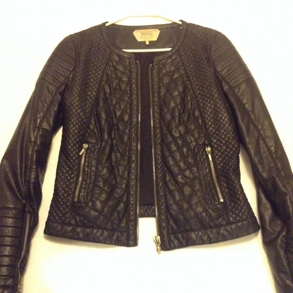 Zara Leather jacket, L, NEW without tags